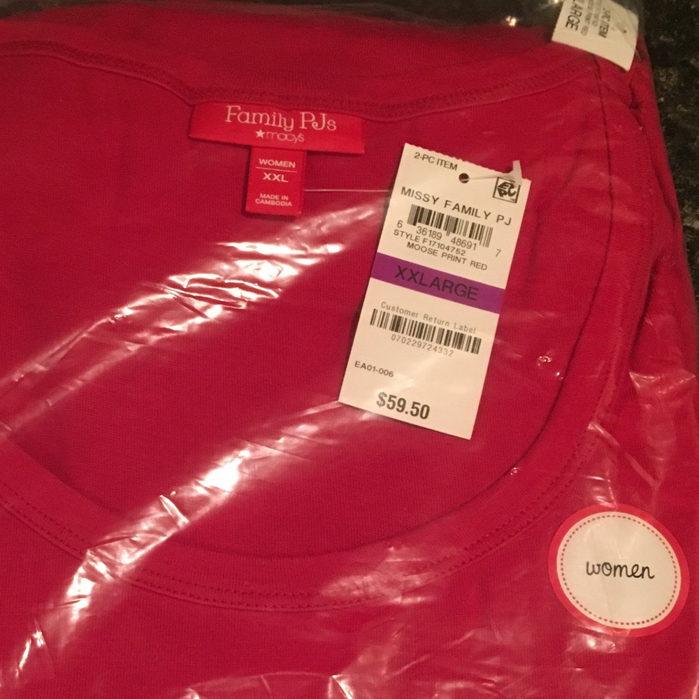 Woman’s Family Holiday pajamas set size xxl NWT - Picture 7 of 8